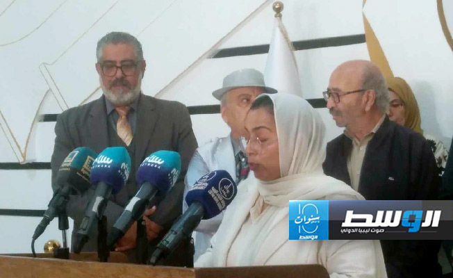 الصحفية سالمة المدني رئيس اللجنة الإعلامية للمهرجان. (بوابة الوسط)