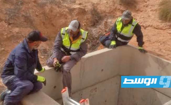 من إنشاءات خط أبو زيان – الرحيبات، 4 نوفمبر 2023 (جهاز النهر الصناعي)