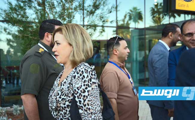 وصول مجموعة من الوفود المشاركة في مؤتمر إعمار درنة والمناطق المتضررة إلى بنغازي. (الحكومة المكلفة من مجلس النواب)