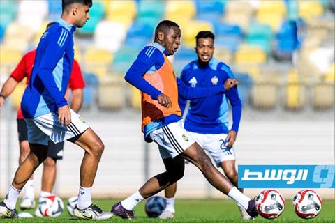 لقطة من تدريبات المنتخب الوطني. (أرشيفية: الإنترت)