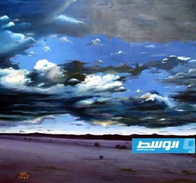 لوحات الفنانة نجاة أبوشيبة ارتحلت بدونها