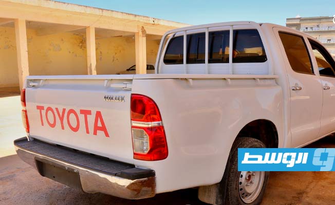 السيارة المضبوطة من قوة مديرية أمن المرج, 17 يوليو 2021. (مديرية أمن المرج)