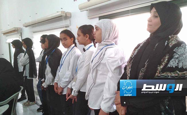 جانب من أطفال دار كريسته. (بوابة الوسط)