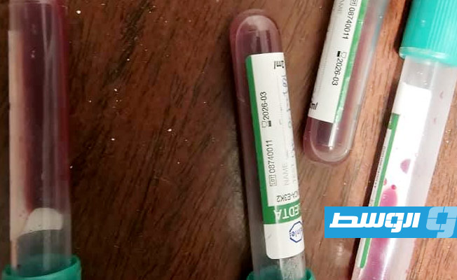 عينة في منزل الممرض بمدينة الكفرة (جنوب البلاد). (مديرية أمن الكفرة)