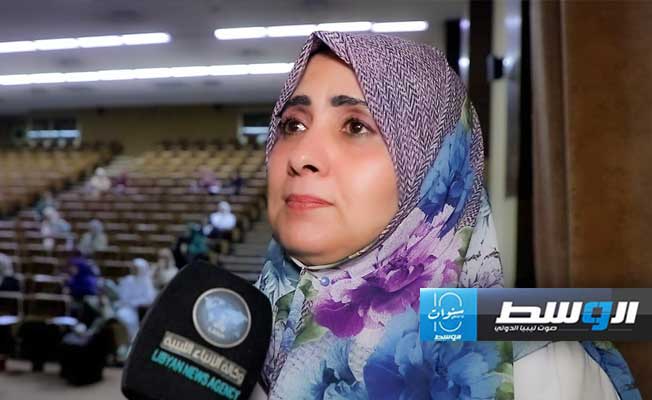 مشاركات في الندوة العملية حول الذكاء الصناعي في جامعة بنغازي، الإثنين 9 سبتمبر 2024. (وكالة الأنباء الليبية)