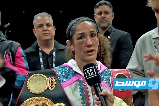 سيرانو عقب نزال ملاكمة السيدات أمام تليز السبت 3 يناير 2026 (إكس )