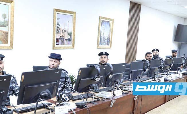 غرفة تأمين الانتخابات البلدية، 16 نوفمبر 2024 (وزارة الداخلية بحكومة الدبيبة)