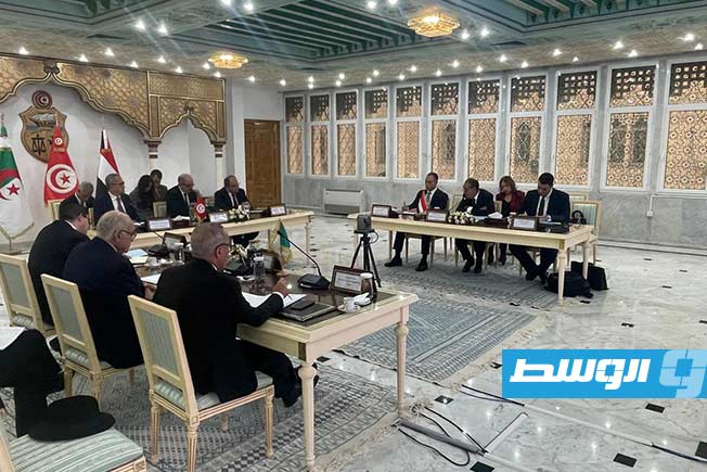 من اجتماع الآلية الثلاثية لدول جوار ليبيا، الإثنين 26 يناير 2026 (الخارجية المصرية)