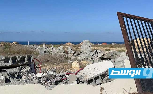 جانب من حملة أمنية لإزالة التعديات على غابة الكراوة بالقره بوللي، الثلاثاء 14 نوفمبر 2023 (صفحة وزارة الداخلية على فيسبوك)