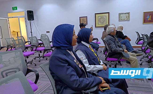 جانب من الحضور الفني بمركز «إيضاح» احتفاء باليوم العالمي للغة العربية، في 18 ديسمبر 2024. (بوابة الوسط)