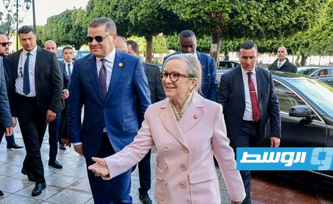الدبيبة وبودن في تونس، 30 نوفمبر 2022. (حكومة الوحدة الوطنية الموقتة)