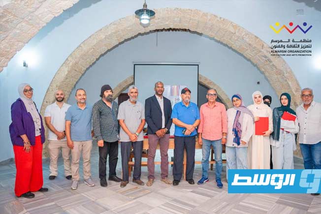 عمر بركة في حدث نظمته المنظمة في عامها الاول (فيسبوك)