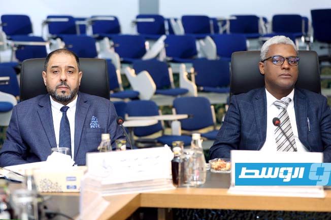 ورشة عمل لشركة سرت حول تقنيات الرفع الصناعي في حقول النفط، 27 أبريل 2026. (مؤسسة النفط)