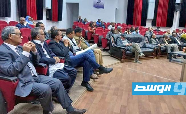 من أجواء محاضرة يوسف الختالي (فيسبوك/ صفحة معهد تقنيات الفنون)