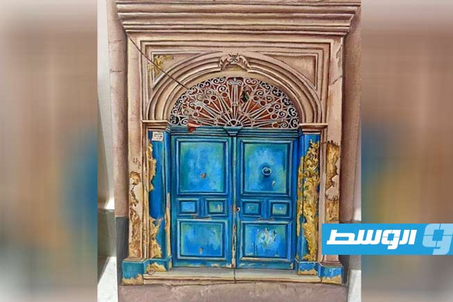 لوحة للفنانة الشابة حنان معتوق (فيسبوك)