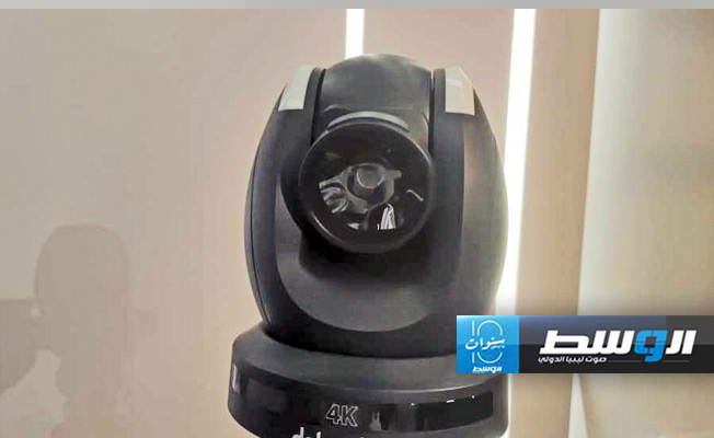 كاميرا جديدة باستوديو الراديو المتلفز بإذاعة ليبيا الوطنية. في طرابلس (إذاعة ليبيا الوطنية)