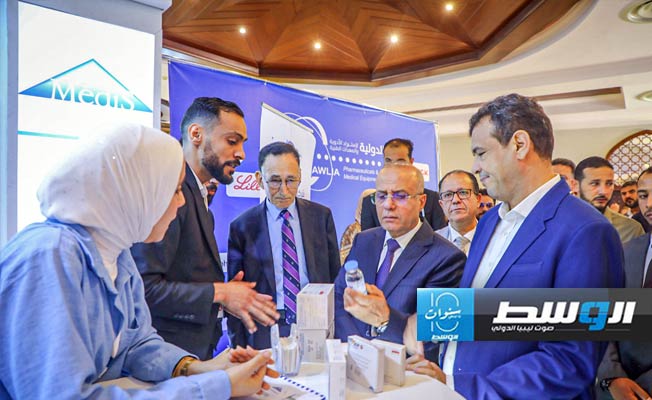 جانب من افتتاح المؤتمر الليبي الدولي الأول للصيدلة في طرابلس، السبت 6 يوليو 2024 (وزارة الصحة)