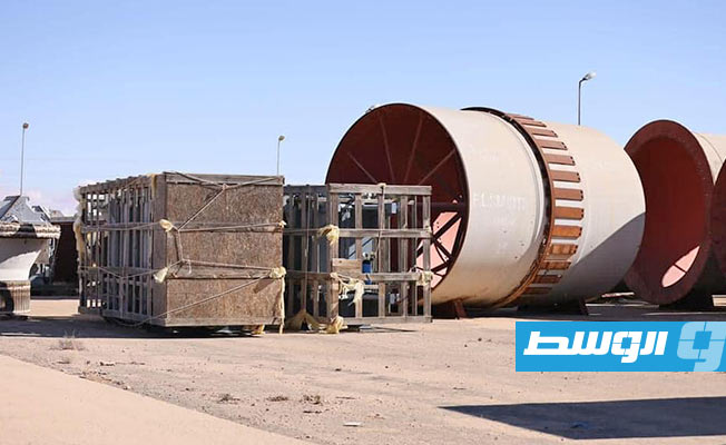 زيارة الدبيبة التفقدية لمصنع أسمنت نالوت، الخميس 13 يناير 2022. (حكومة الوحدة الوطنية)
