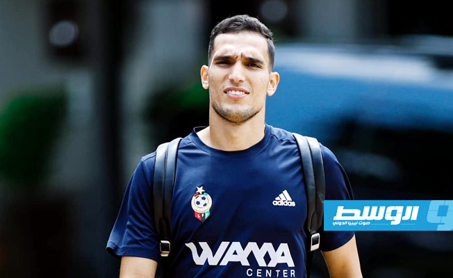 وصول لاعبي المنتخب الوطني إلى ملعب مـبـومـبـيـلا جنوب أفريقيا الجمعة 17 نوفمبر 2026 (حساب الاتحاد الليبي لكرة القدم على فيسبوك)