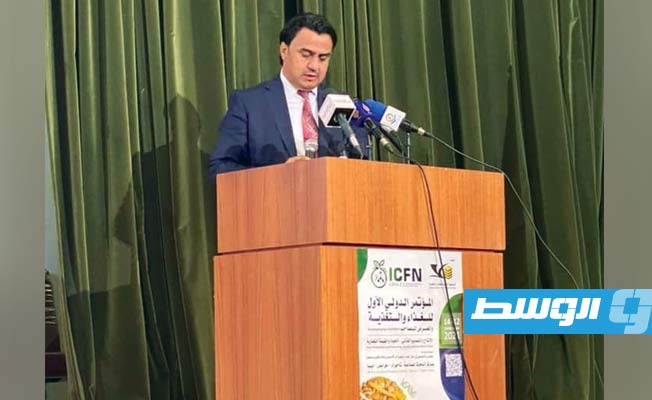 جانب من معرض الغذاء الدولي الأول في تاجوراء. (وزارة الاقتصاد بحكومة الوحدة الوطنية)