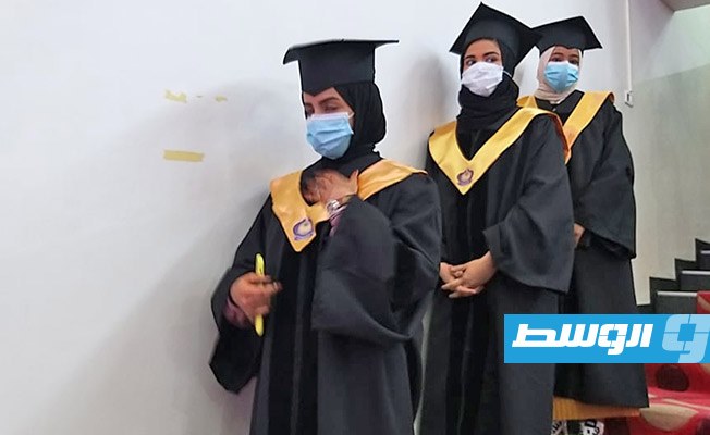 تخريج الدفعة 41 من مختلف كليات جامعة سبها. 19 ديسمبر 2020. (جامعة سبها)