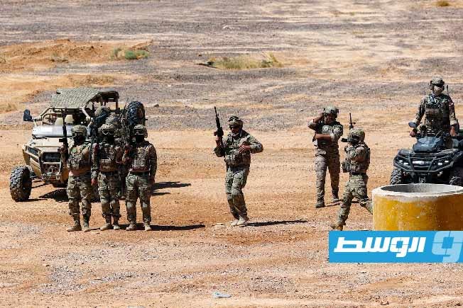 مناورة عسكرية مشتركة باسم «الترابط» بين القيادة العامة والجيش الأردني، 5 يوليو 2026. (شعبة الإعلام الحربي)