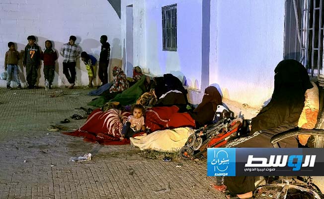 مضبوطون في حملة أمنية لمكافحة ظاهرة التسول في مدينة بنغازي، 13 نوفمبر 2024. (مديرية أمن بنغازي)