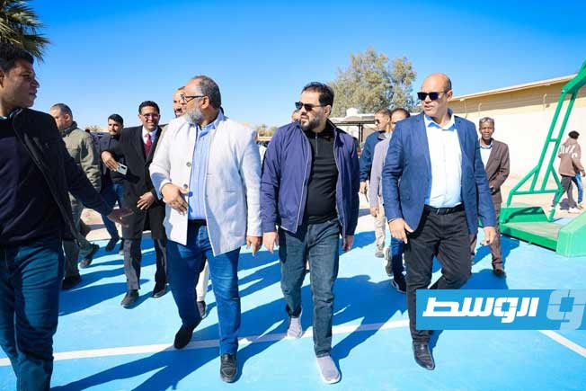 افتتاح بيت الطالبات بجامعة وادي الشاطئ، الأحد 21 ديسمبر 2025. (الحكومة المكلفة من مجلس النواب)