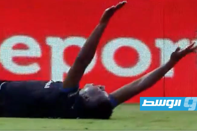 لقطة مثبتة من فيديو إصابة لاعب بالدوري الإكوادوري الأحد 8 مارس 2026 (إكس)