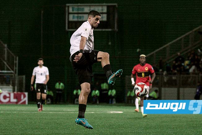 مباراة منتخبي ليبيا وأنغولا بتصفيات كأس العالم الخميس 20 مارس 2025 (صفحة المنتخب الليبي على فيسبوك)
