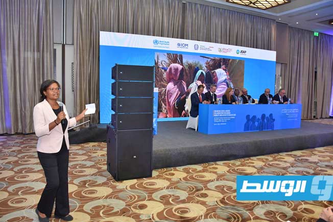 مسؤولون عن ليبيا ومصر والسودان وتونس يجتمعون في تمرين محاكاة في القاهرة بشأن إجراءت الصحة للمهاجرين، 18 أغسطس 2025 (منظمة الصحة العالمية)