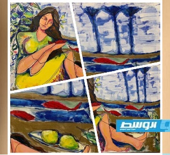 نجلاء الشفتري فنانة تحمل مدينتها في داخلها