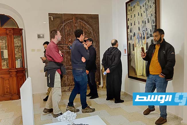 جمهور المعرض بمدينة طرابلس (خاص الوسط)