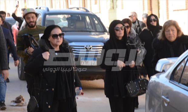 جنازة الفنانة الراحلة نادية لطفي (تصوير: مصطفى مرتضى)