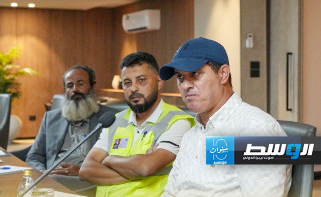 من اجتماع صندوق إعمار إعمار درنة لمناقشة أزمة الكهرباء، 10 أكتوبر 2024 (الصندوق)