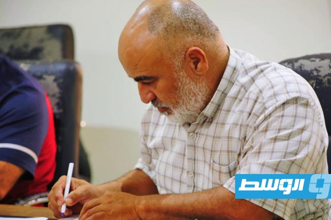نادي التضامن يشهد قرعة بطولة ليبيا لكرة السلة على الكراسي المتحركة. (فيسبوك)