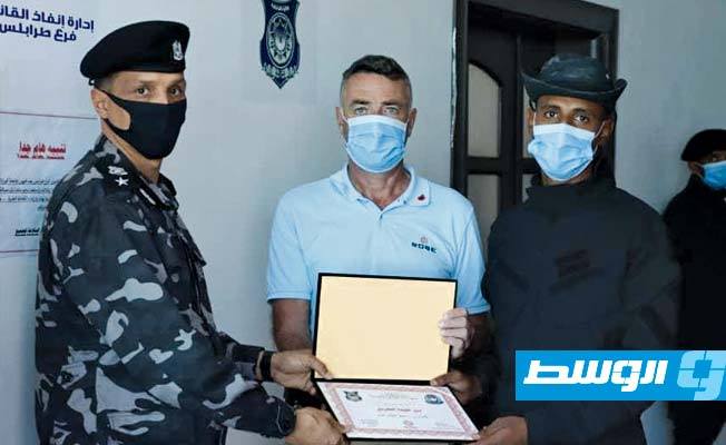 أحد المشاركين في الدورة التدريبية