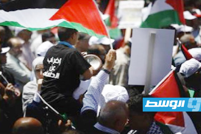 وقفات حاشدة بالضفة الغربية في «اليوم الوطني والعالمي لنصرة غزة». 3 أغسطس 2025. (وفا)