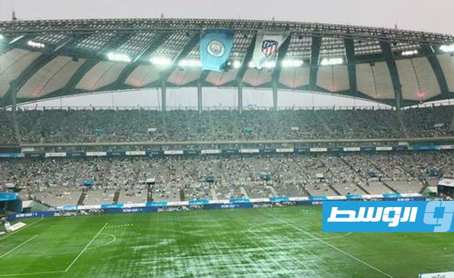 استاد كأس العالم في العاصمة سول قبل المباراة (تويتر)