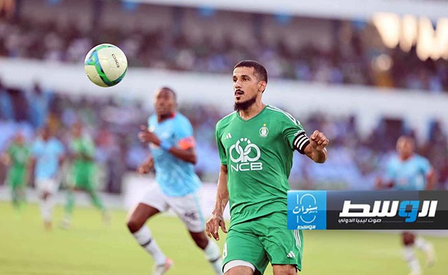 مباراة الأهلي طرابلس وأوهامياجي الزنجباري بالكونفدرالية الأحد 18 أغسطس 2024 (تصوير - محمود دردور)