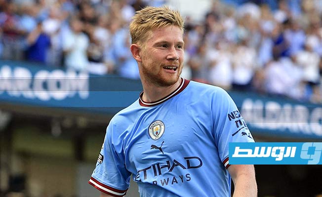دي بروين خلال مشاركته في إحدى مباريات مانشستر سيتي (أرشيفية: الإنترنت)