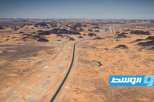 طريق «أبوزريق - الكفرة»، الأربعاء 23 أبريل 2025 (جهاز تنفيذ مشروعات المواصلات)