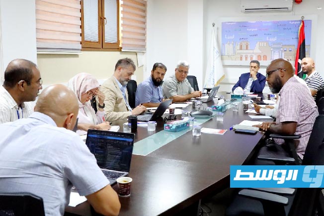 اجتماع مجلس مفوضية الانتخابات لاعتماد الجدول الزمني للانتخابات البلدية، 23 سبتمبر 2025. (صفحة المفوضية على فيسبوك)