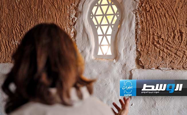 جانب من زيارة نائبة الممثل الخاص للأمين العام للأمم المتحدة، جورجيت غانيون إلى مدينة غدامس القديمة، الخميس 16 مايو 2024 (البعثة الأممية)