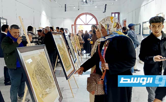 معرض للخط العربي في دار حسن الفقيه بعنوان «تجليات الحروف» في 17 ديسبمر 2024. (بوابة الوسط)
