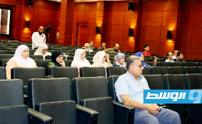 جانب من الحضور بندوة الأرشفة بالمركز الليبي للمحفوظات، 29 أغسطس 2023 (فيسبوك).
