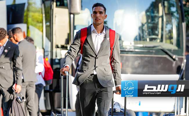 جانب من وصول بعثة أهلي بنغازي إلى العاصمة الإيطالية روما، الثلاثاء 2 يوليو 2024 (صفحة النادي على فيسبوك)