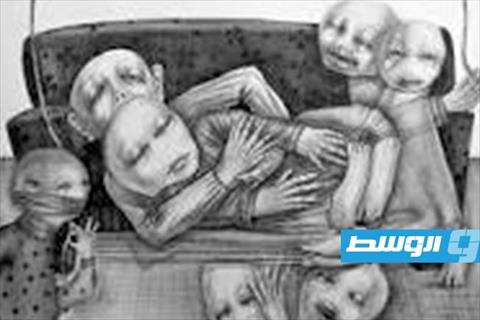 الفنانة التشكيلية السورية «رندا مداح»
