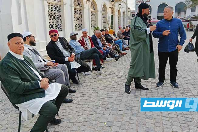 جانب من الحضور خلال احتفالية بيت إسكندر للفنون. (بوابة الوسط)