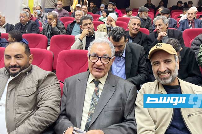 جانب من فعاليات افتتاح المسرح الوطني«محمد سليم» بطرابلس أمس الخميس. (تصوير: عبدالرحمن الشريف)